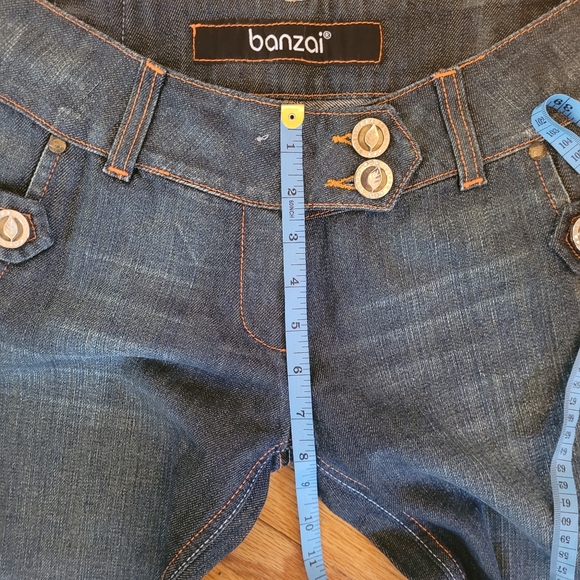 Banzai Italian Designed flare Jeans no zipper 26 - Picture 6 of 16